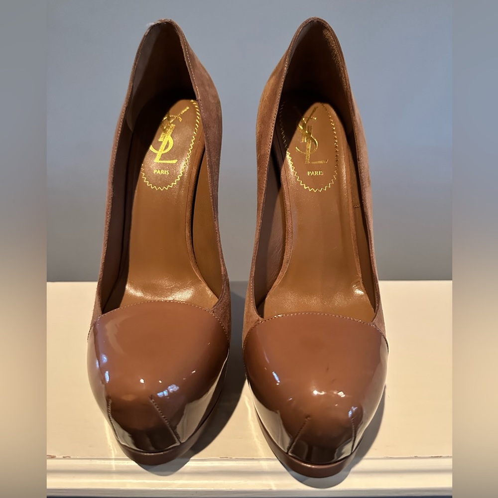 YSL Vintage Platform Pumps